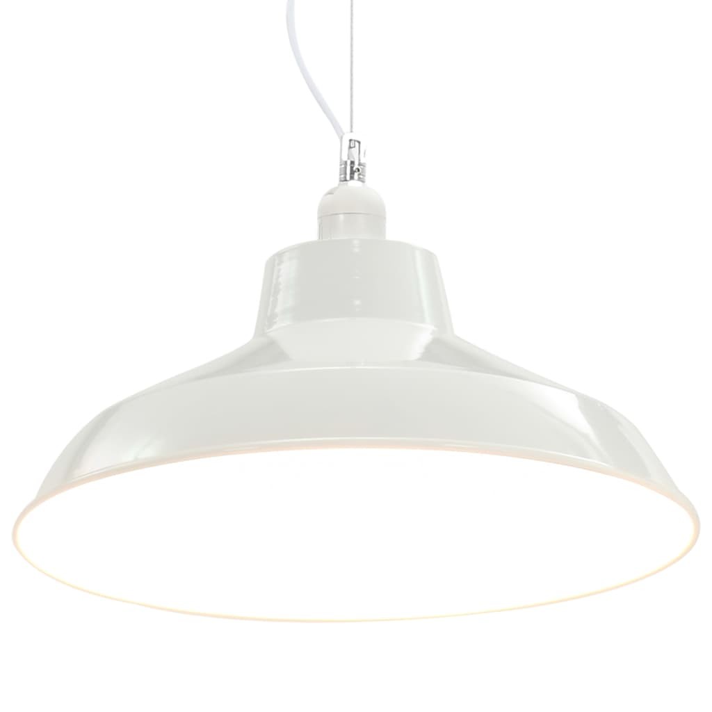 Hanging Lamps 2 pcs White Round E27